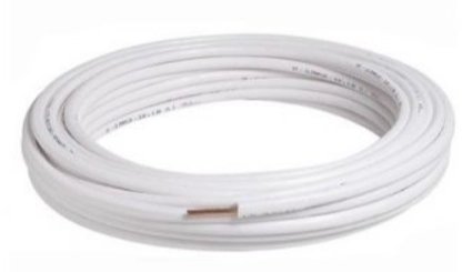 Rézcső 10x1 mm szigetelt 25 m/tekercs, 3,8